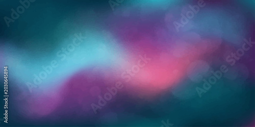 Konstfotografi An ethereal bokeh blur of vibrant pink and teal lights creates a dreamy, abstract background, suggesting a sense of wonder and mystery
