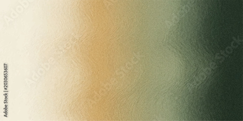 Konstfotografi A textured gradient blends cream, gold, and deep green, creating a sophisticated and abstract background with a subtle, organic feel