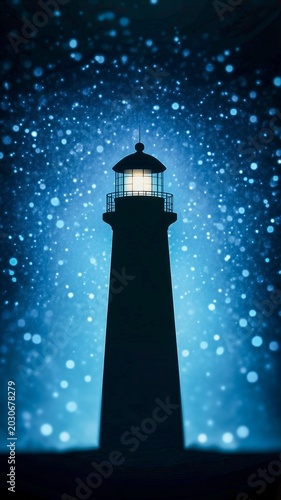 Ocean Seacoast Lighthouse Picturesque Tranquil Scenery