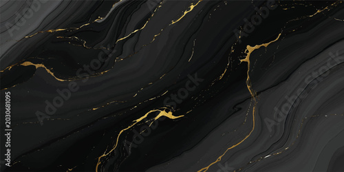 Photos An abstract black and white asphalt road texture curves through a dark rural lan