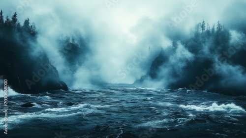 Ocean Water Seacoast Picturesque Tranquil Scenery