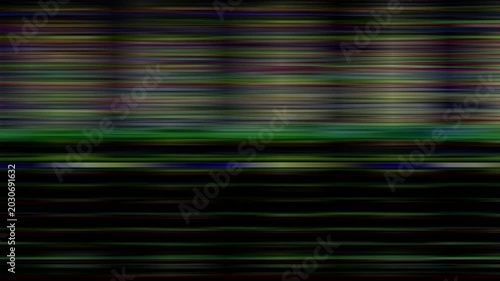 Effects such as noise and glitches. Image of a broken LCD screen.