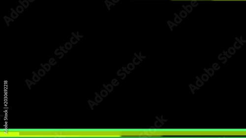 Effects such as noise and glitches. Image of a broken LCD screen.