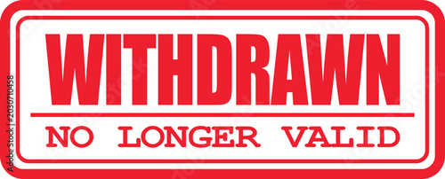 фотографія Official red rubber stamp mark indicating that an item, document, or status has