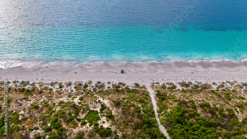 Cuadro en lienzo Port Kennedy and Warnbro, Perth, Western Australia – 4K Aerial Drone View of Whi