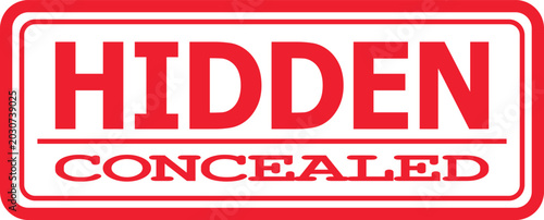 Photos Hidden Concealed Sign A Visual Representation of Secretive or Undisclosed Inform