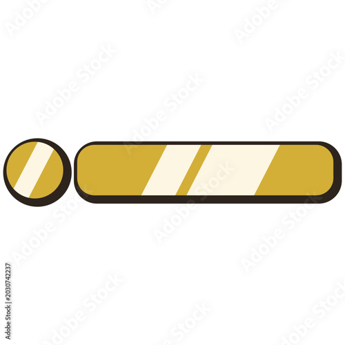 Game Button Colorful Blank