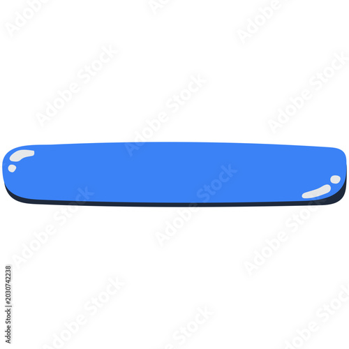 Game Button Colorful Blank