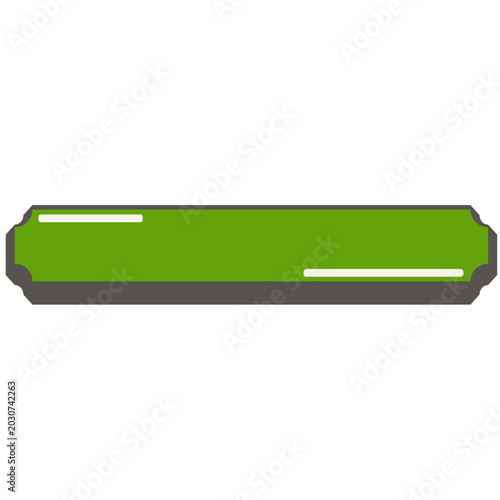 Game Button Colorful Blank