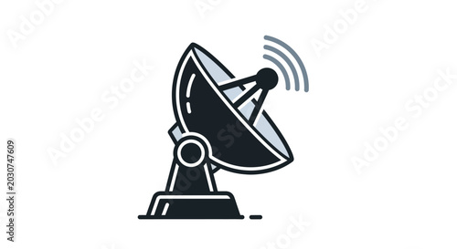 Satellite Dish Antenna Communication Technology.