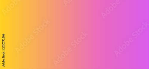 Colorful gradient background. Yellow, pink and purple colors. Vector illustration.