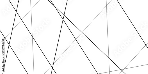 Fotografie Random geometric line pattern on a transparent background