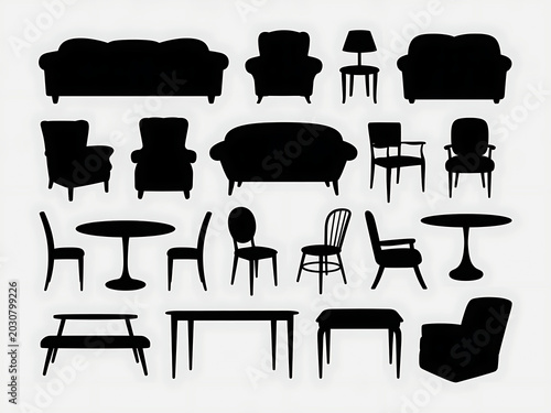 set of furniture