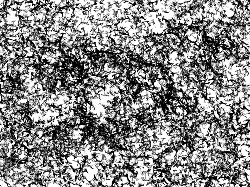 Abstract Black and White Scribble Background