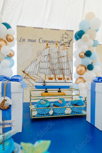 Tablou pe pânză wedding, gift, party, white, reception, decoration, sugared-almond, celebration,