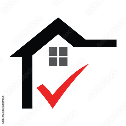 house symbol with checkmark