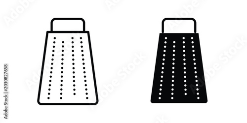 Obraz na płótnie Cheese grater icon suitable for design projects