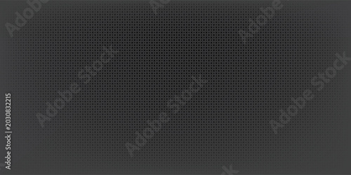 Cuadro en lienzo black vector background carbon steel metal perforated