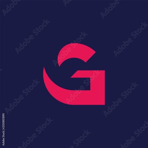 Letter G logo vector template element