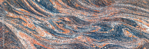 Photography Granite rock with swirling mineral patterns closeup texture