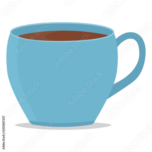 Mug, Flat Vector Icon for Drink Menus and Branding