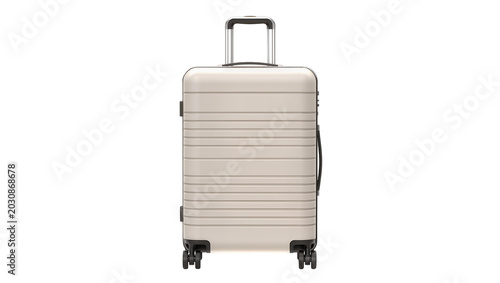 Cuadro en lienzo Champagne colored hardside luggage with telescoping handle and spinner wheels