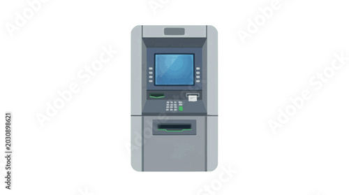 Automated Teller Machine ATM for Cash Withdrawal and Transactions PNG Isolated on transparent background