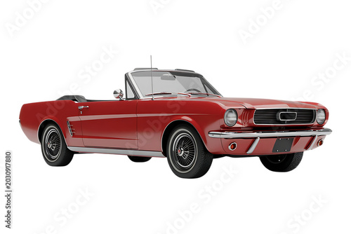 retro car image on transparent background