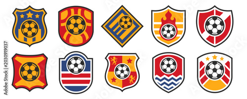 Football Club Logo Set
