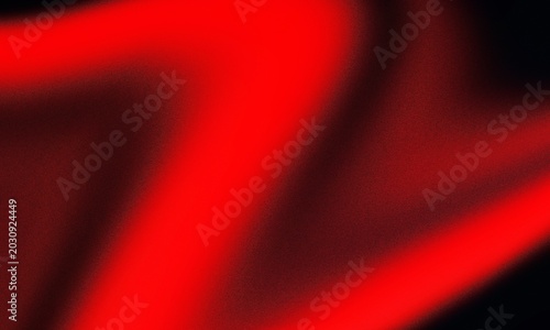 Tableau sur toile Dark abstract red neon gradient waves with grain texture, web banner, backdrop,