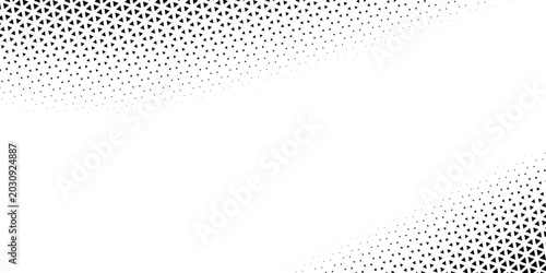 Tableau sur toile Geometric pattern of black diamonds on a white background