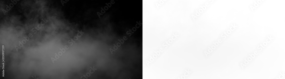 Fototapeta premium Fog surrounds the area creating a misty atmosphere on a transparent background during an unspecified time