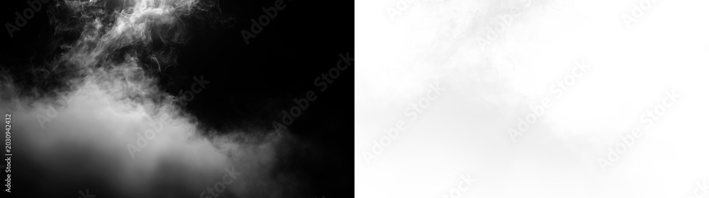 Fototapeta premium Clouds float softly across the sky during the day with a transparent background for digital use