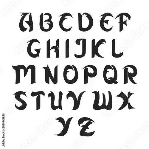 Alphabet Letter Logo Vector Set – Modern A to Z Monogram Branding Collection Template
