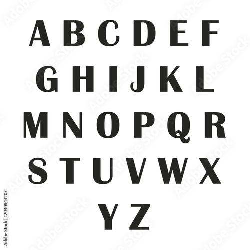 Alphabet Letter Logo Vector Set – Modern A to Z Monogram Branding Collection Template
