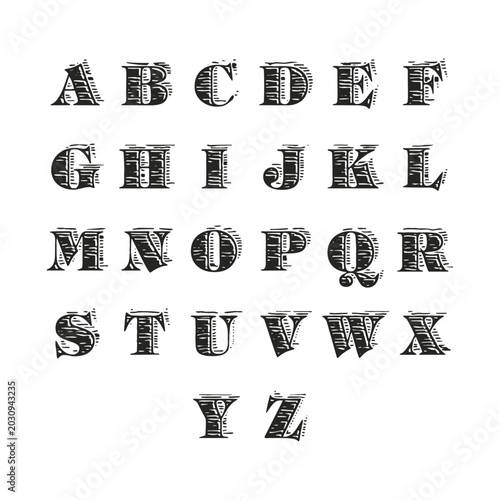 Alphabet Letter Logo Vector Set – Modern A to Z Monogram Branding Collection Template
