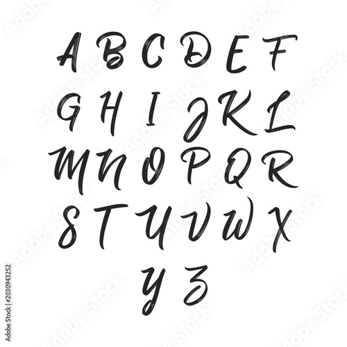 Alphabet Letter Logo Vector Set – Modern A to Z Monogram Branding Collection Template
