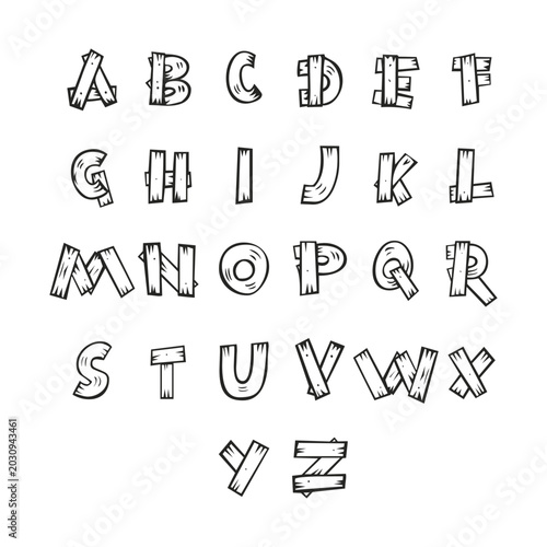 Alphabet Letter Logo Vector Set – Modern A to Z Monogram Branding Collection Template
