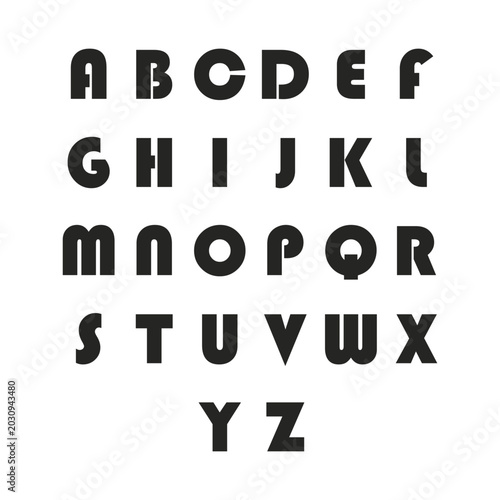Alphabet Letter Logo Vector Set – Modern A to Z Monogram Branding Collection Template
