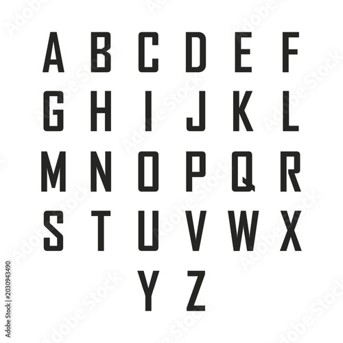 Alphabet Letter Logo Vector Set – Modern A to Z Monogram Branding Collection Template
