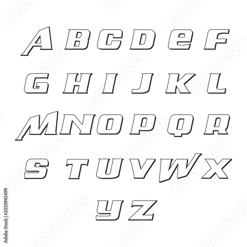 Alphabet Letter Logo Vector Set – Modern A to Z Monogram Branding Collection Template
