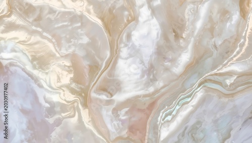Abstract Mother of Pearl Texture Background with Pearlescent Glow