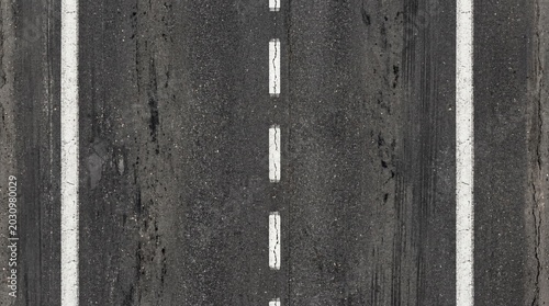 asphalt road with lines