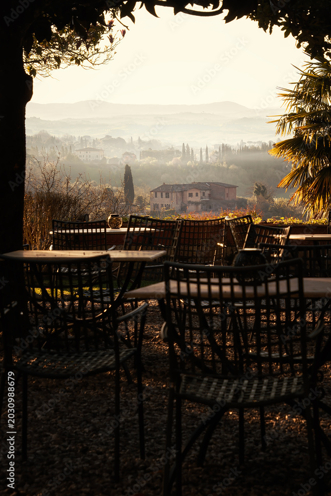 Fototapeta premium toscana, val de orcia