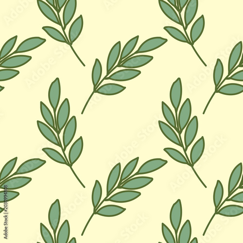 Botanical seamless patterns designed for textiles, stationery, home decor, and modern surface