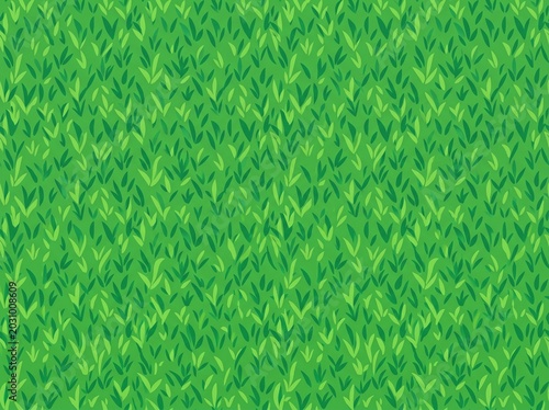 Abstract flat design green lawn pattern backdrop for spring and summer themes