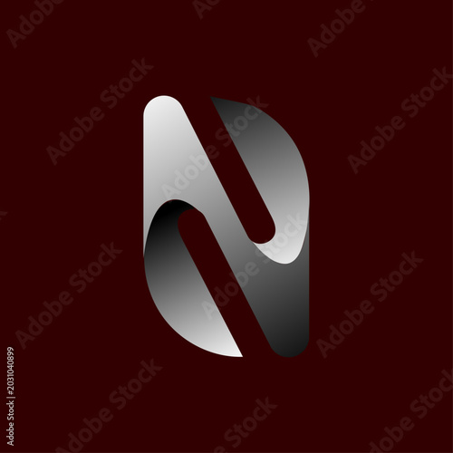 Modern Creative N Letter Logo Design