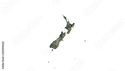 High Detailed NEW ZEALAND Map PNG, Geographic Relief and Terrain Illustration of NEW ZEALAND