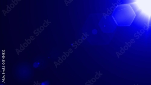 optical light ray loop animation on black screen. Sun rays view, sun spotlight glowing burst concept. optical light beams on black background. 