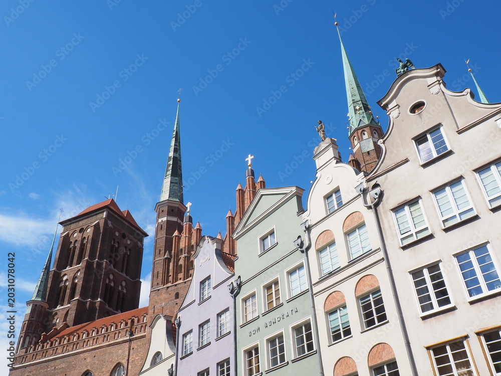 Obraz premium Architektura w Gdańsku